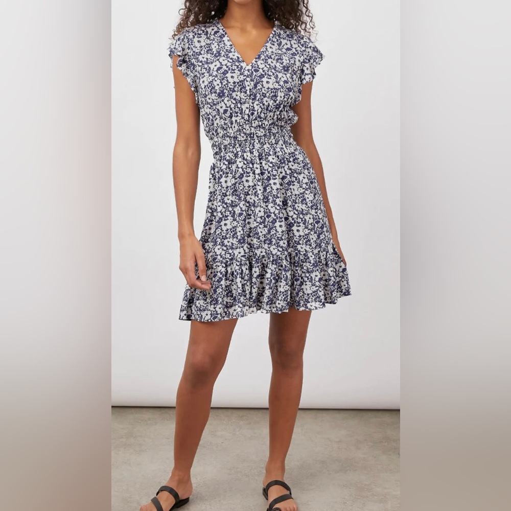 Floral Blue Dress